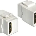 DeLock Μετατροπέας HDMI female σε HDMI female Λευκό 1τμχ 86316