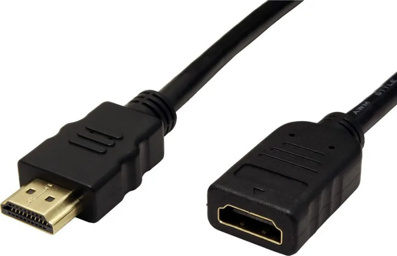 Value HDMI 1.4 High Speed 1080p 120Hz Cable HDMI male - HDMI female 3m Μαύρο 11.99.5576 - Image 1