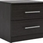Κομοδίνο Chelsea Ξύλινο Wenge 48x40.5x41.5cm HM2220.01