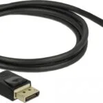 DeLock Cable DisplayPort male - mini DisplayPort male 1m Μαύρο (84927)
