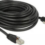 DeLock U/FTP (STP) Cat.6 (Gigabit) Καλώδιο Δικτύου Ethernet 10m Μαύρο 85672