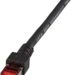 EFB S/FTP Cat.6 (Gigabit) Καλώδιο Δικτύου Ethernet 15m Μαύρο K5515.15