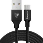 Baseus Yiven Braided USB 2.0 to micro USB Cable Μαύρο 1.5m (CAMYW-B01)