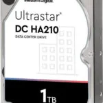 Western Digital Ultrastar DC HA210 1TB HDD Σκληρός Δίσκος 3.5" SATA III 7200rpm με 128MB Cache για Server / NAS / Καταγραφικό 1W10001 HUS722T1TALA604