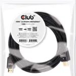 Club3D HDMI 2.0 Premium High Speed 4K 60Hz HDR Braided Cable HDMI male - HDMI male 10m Μαύρο CAC-2313