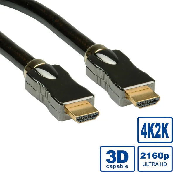 Roline HDMI 1.4 High Speed 1080p 120Hz Cable HDMI male - HDMI male 20m Μαύρο 11.04.5687-10 - Image 1