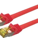 EFB S/FTP Cat.6a (Gigabit) Καλώδιο Δικτύου Ethernet 1m Κόκκινο MK7001.1R