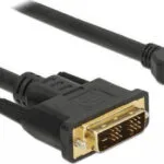 Cable DVI-D male - HDMI male 5m Μαύρο (85586)