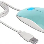 DeLock 12538 Ενσύρματο Ποντίκι Τιρκουάζ