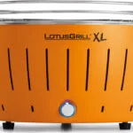LotusGrill G435 XL Ανοξείδωτη Φορητή Ψησταριά Κάρβουνου Kettle με Καπάκι 40.5x40.5εκ. G-OR-435 Mandarine Orange