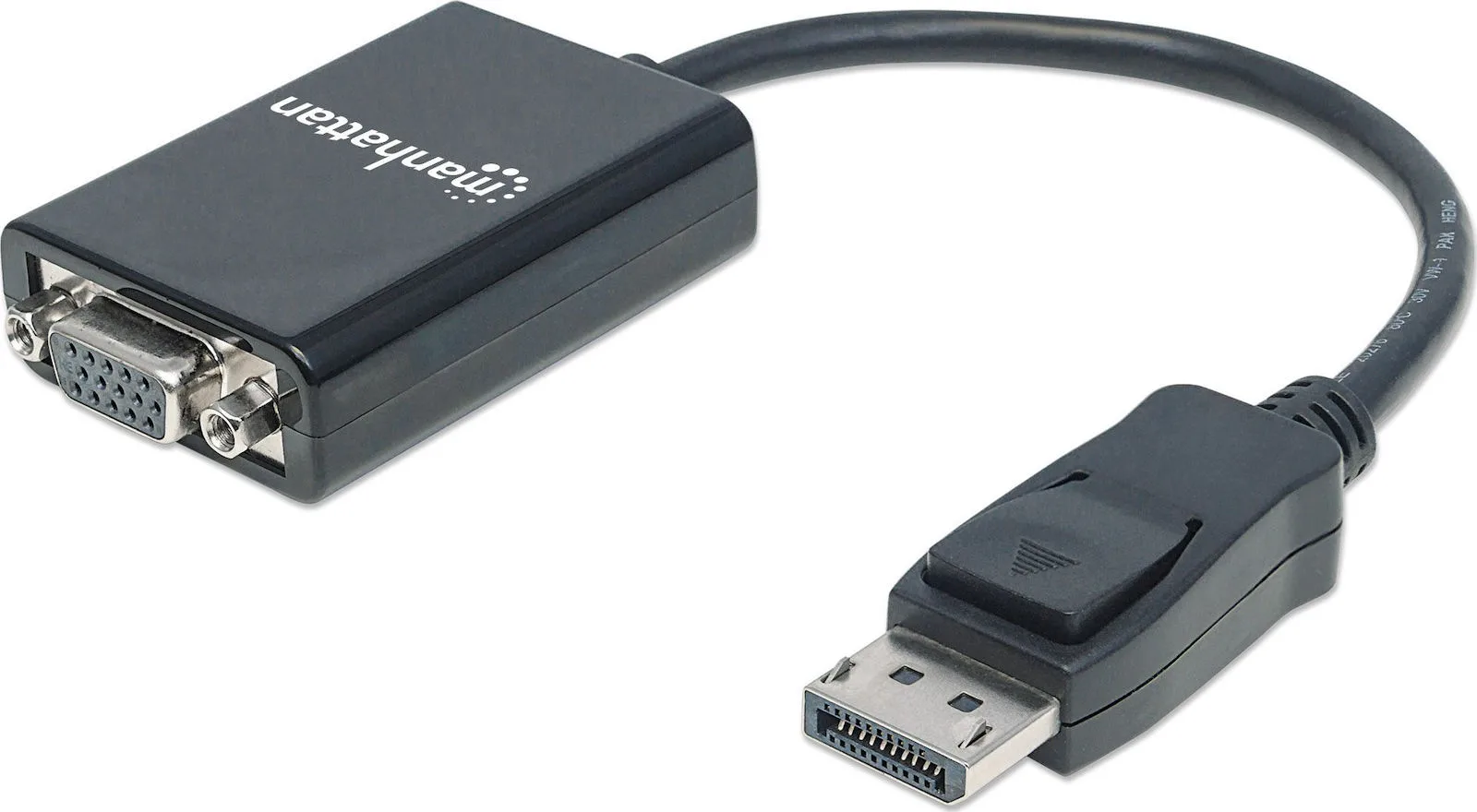 20190404115704_manhattan_displayport_male_vga_female_151962.jpeg Manhattan Μετατροπέας DisplayPort male σε VGA female 1τμχ 151962 - Image 1