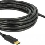 DeLock USB 2.0 Cable USB-C male - USB-C Μαύρο 4m 83868