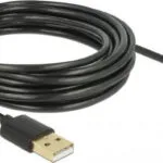 DeLock USB 2.0 Cable USB-C male - USB-A Μαύρο 4m 83669
