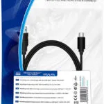 MediaRange USB 3.0 Cable USB-C male - USB-A Μαύρο 1.8m MRCS182