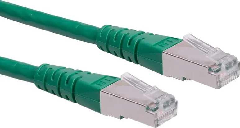 Roline S/FTP Cat.6 (Gigabit) Καλώδιο Δικτύου Ethernet 15m Πράσινο 21.15.1393 - Image 1