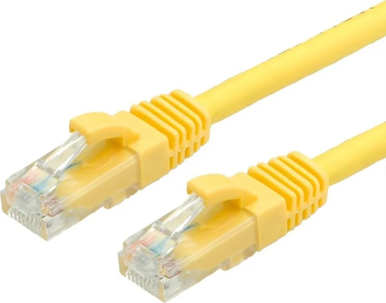Value U/UTP Cat.6 (Gigabit) Καλώδιο Δικτύου Ethernet 1m Κίτρινο 21.99.1032 - Image 1