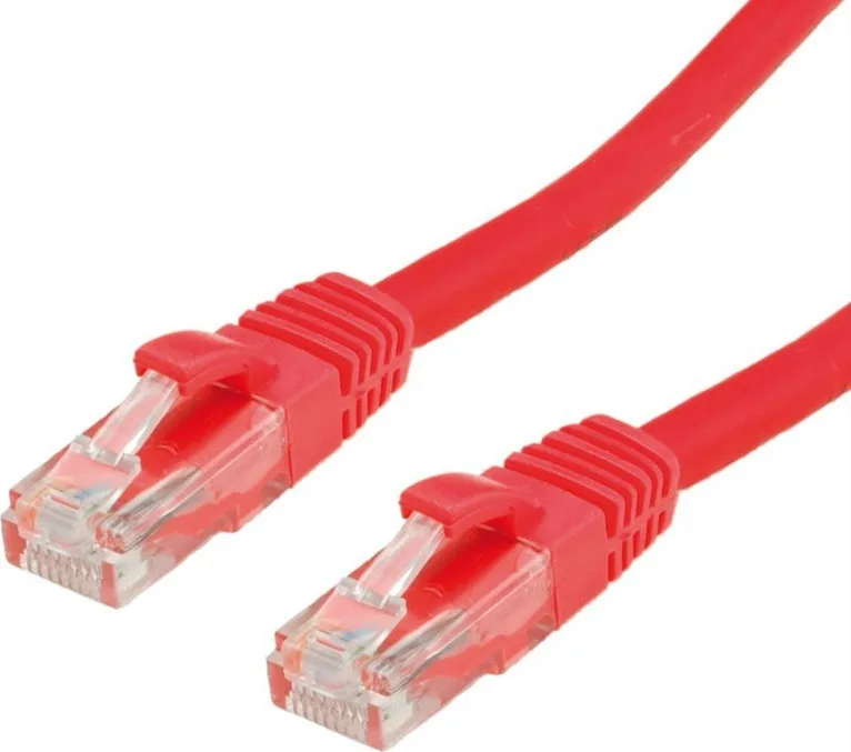 Value U/UTP Cat.6 (Gigabit) Καλώδιο Δικτύου Ethernet 0.5m Κόκκινο 21.99.1021 - Image 1