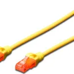 Digitus U/UTP Cat.6 (Gigabit) Καλώδιο Δικτύου Ethernet 0.25m Κίτρινο DK-1617-0025/Y