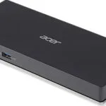 Acer USB-C Docking Station με HDMI/DisplayPort 4K PD Ethernet και συνδεση 2 Οθονών Μαύρο (NP.DCK11.01N)