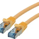 Roline S/FTP Cat.6a (Gigabit) Καλώδιο Δικτύου Ethernet 5m Κίτρινο 21.15.2825