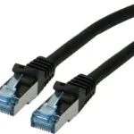 Roline S/FTP Cat.6a (Gigabit) Καλώδιο Δικτύου Ethernet 2m Μαύρο 21.15.2852
