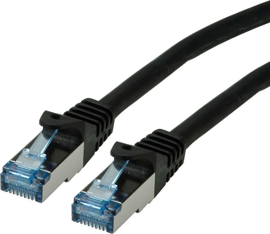 Roline S/FTP Cat.6a (Gigabit) Καλώδιο Δικτύου Ethernet 2m Μαύρο 21.15.2852 - Image 1