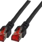 EFB S/FTP Cat.6 (Gigabit) Καλώδιο Δικτύου Ethernet 3m Μαύρο K5515.3