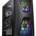 Thermaltake Commander C34 ARGB Gaming Midi Tower Κουτί Υπολογιστή με Πλαϊνό Παράθυρο Μαύρο