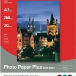 Canon SG-201 Φωτογραφικό Χαρτί Plus A3 260gr/m² για Εκτυπωτές Inkjet 20 Φύλλα (1686B026)