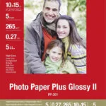 Canon PP-201 Φωτογραφικό Χαρτί Plus ΙΙ A6 (10x15) 265gr/m² για Εκτυπωτές Inkjet 5 Φύλλα (2311B053)