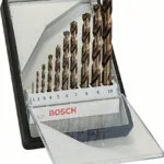 Bosch Robust Line Σετ 10 Τρυπάνια HSS με Κυλινδρικό Στέλεχος για Μέταλλο 2607019925