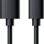 Real Power USB 2.0 Cable USB-C male - USB-A Μαύρο 0.6m 255650