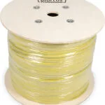 Digitus S/FTP Cat.7a (10Gbps) Καλώδιο Δικτύου Ethernet χωρίς ακροδέκτες 1000m Κίτρινο DK-1743-A-VH-10