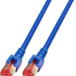 EFB S/FTP Cat.6 (Gigabit) Καλώδιο Δικτύου Ethernet 0.25m Μπλε K5513.0,25