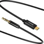 Baseus Yiven USB 2.0 Cable USB-C male - 3.5mm Μαύρο 1.2m CAM01-01