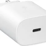 Samsung Φορτιστής με Θύρα USB-C και Καλώδιο USB-C 25W Λευκός (EP-TA800X Bulk)