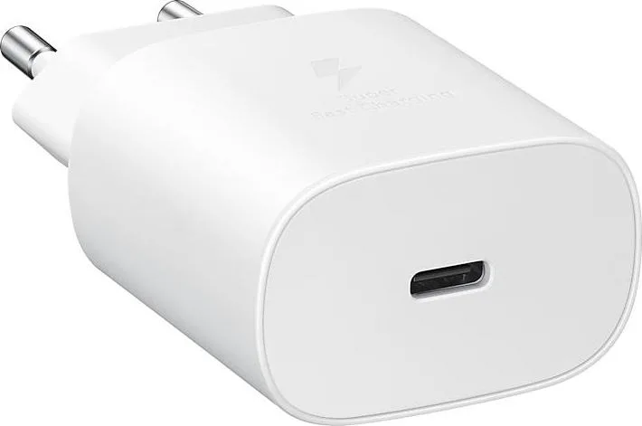 20190716154833_515dc5cc.jpeg Samsung Φορτιστής με Θύρα USB-C και Καλώδιο USB-C 25W Λευκός (EP-TA800X Bulk) - Image 1