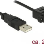 DeLock USB 2.0 Cable USB-B male - USB-A female 0.25m (85462)
