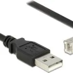 DeLock USB 2.0 Cable USB-B male - USB-A male 0.5m (84809)