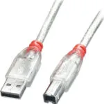 Lindy USB 2.0 Cable USB-A male - USB-B male 0.5m (41751)