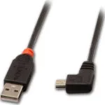 Lindy USB 2.0 Cable USB-A male - mini USB-B male 0.5m (31970)