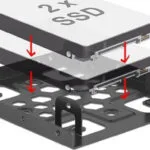 DeLock Βάση Στήριξης Δίσκου HDD/SSD 21324