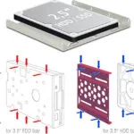 DeLock Βάση Στήριξης Δίσκου HDD/SSD 21287