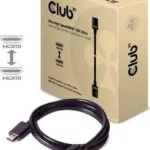 Club3D HDMI 2.1 Ultra High Speed 48Gbps 4K 120Hz HDR VRR Cable HDMI male - HDMI male 3m Μαύρο CAC-1373