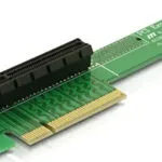 DeLock Riser Card PCIe x8 - PCIe x8 left angled Κάρτα Riser για Κάθετη Τοποθέτηση