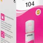 Epson 104 Γνήσιο Μελάνι Εκτυπωτή InkJet Ματζέντα (C13T00P340)