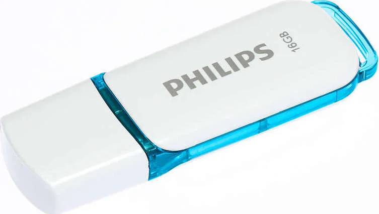 20190919105053_a8cd09b1.jpeg Philips Snow 16GB USB 2.0 Stick Μπλε - Image 1