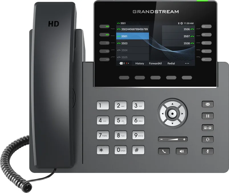 20191024134320_grandstream_grp2615.jpeg Grandstream GRP2615 Ενσύρματο Τηλέφωνο IP 5 γραμμών Γκρι - Image 1
