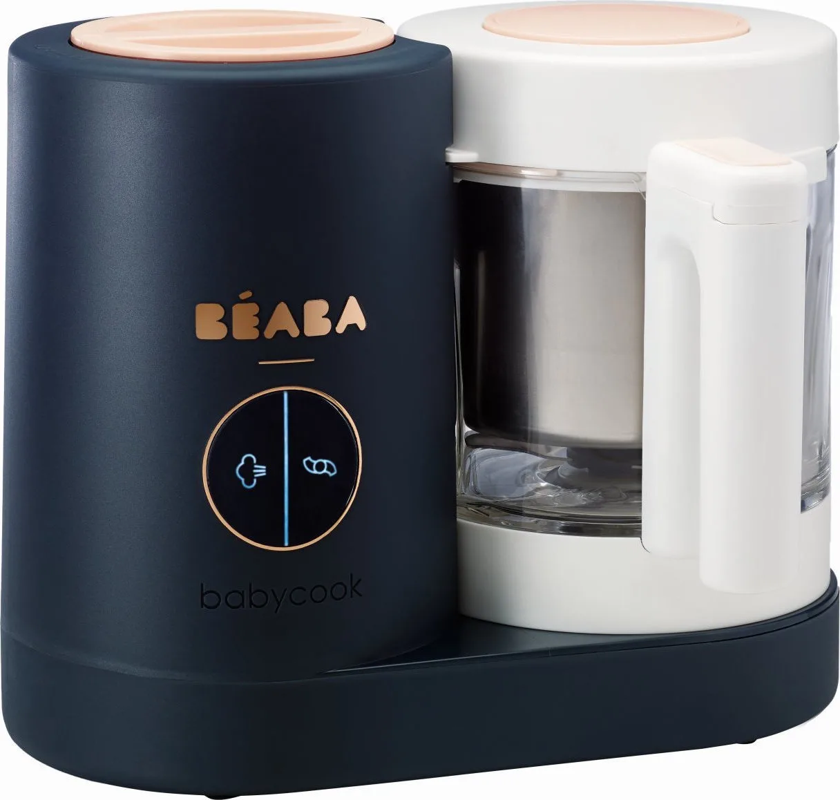 20191112111241_beaba_babycook_neo_night.jpeg Beaba Babycook Neo Βρεφικός Ατμομάγειρας με Μπλέντερ 1.25lt Night Blue - Image 1