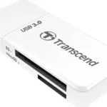 Transcend RDF5 Card Reader USB 3.0 για SD/microSD Λευκό